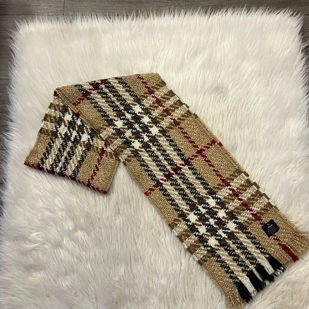 V. Fraas Plaid Scarf